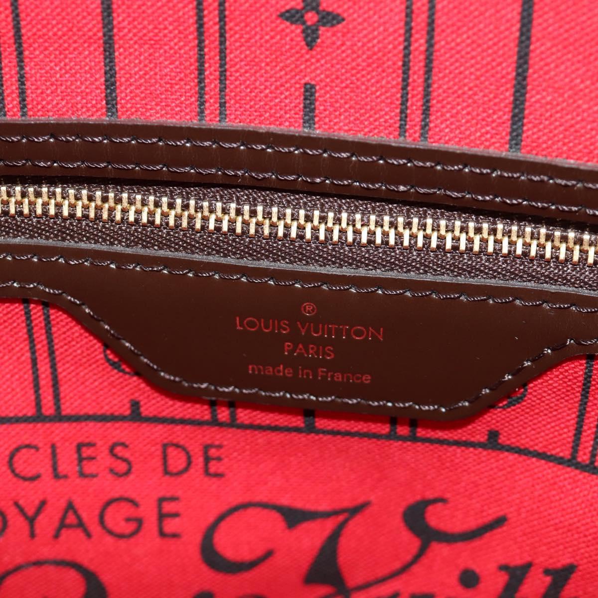 LOUIS VUITTON Damier Ebene Neverfull PM Tote Bag N51109 LV Auth am11810SAV