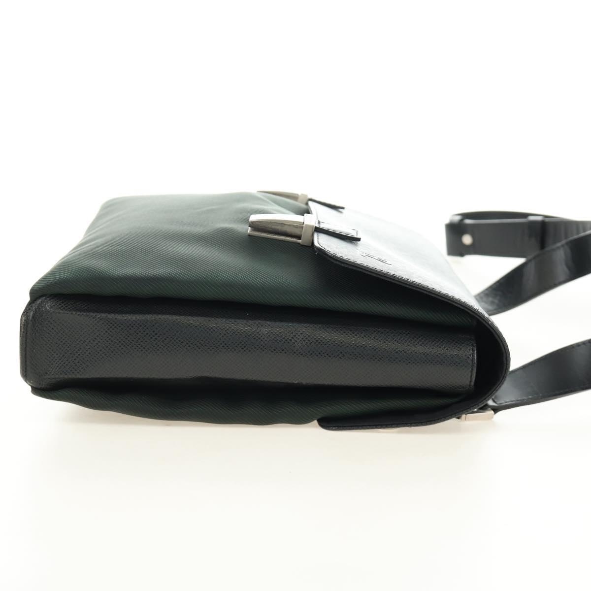 LOUIS VUITTON Taiga Saratov GM Shoulder Bag Ardoise M30882 LV Auth am11814V