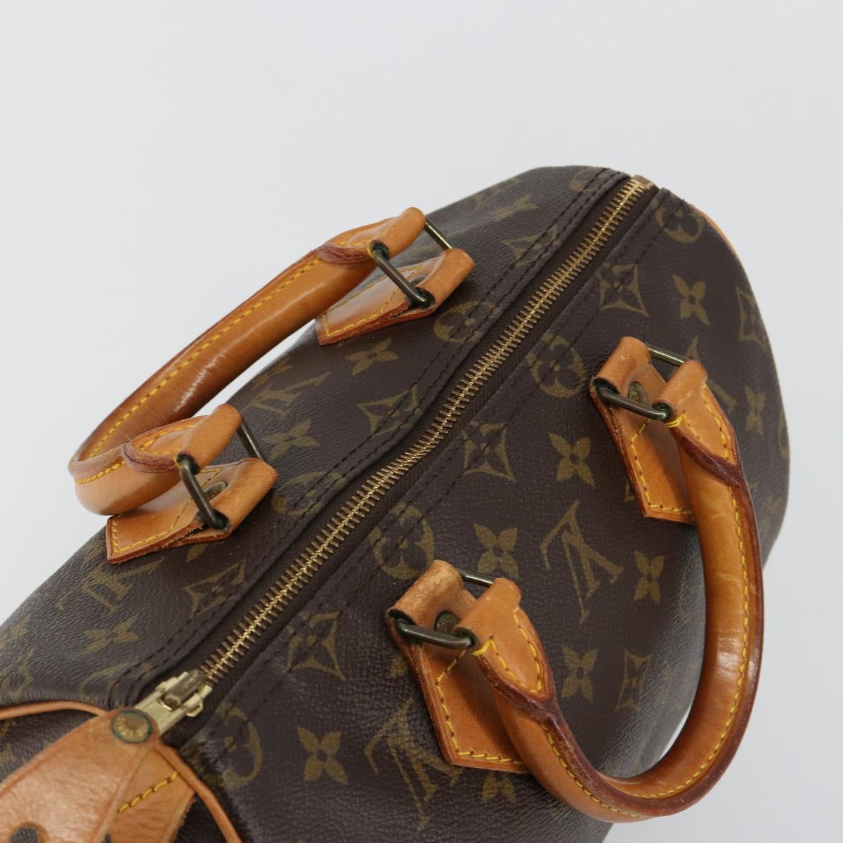 LOUIS VUITTON Monogram Speedy 25 Hand Bag M41528 LV Auth am11822V