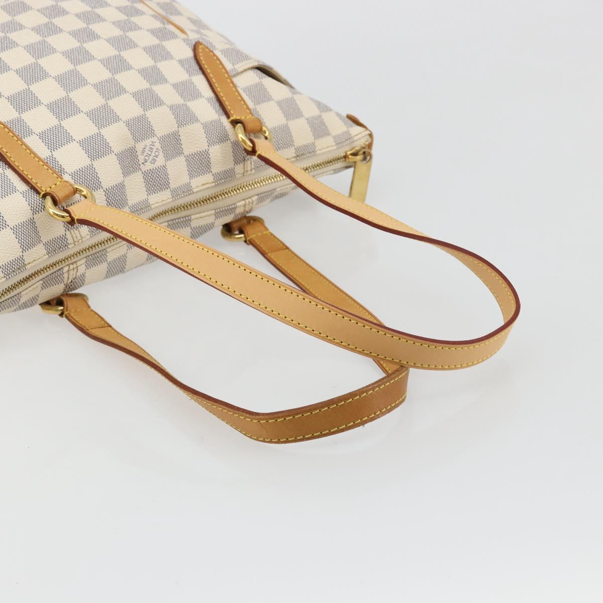 LOUIS VUITTON Damier Azur Totally PM Tote Bag N41280 LV Auth am11823A