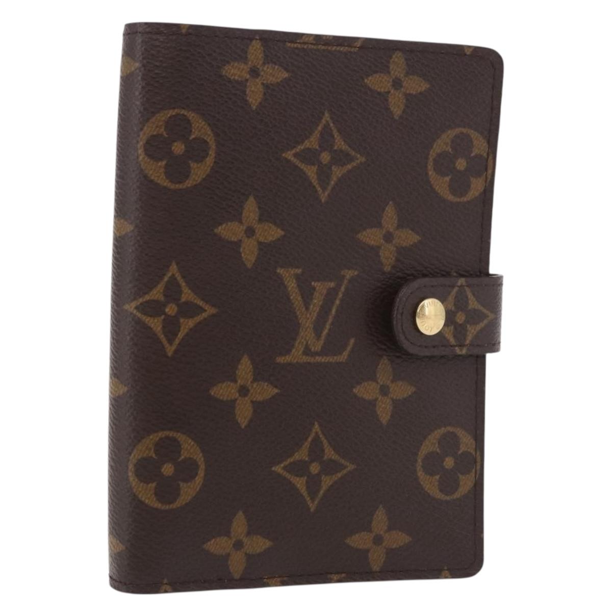 LOUIS VUITTON Monogram Agenda PM Day Planner Cover R20005 LV Auth am11850V