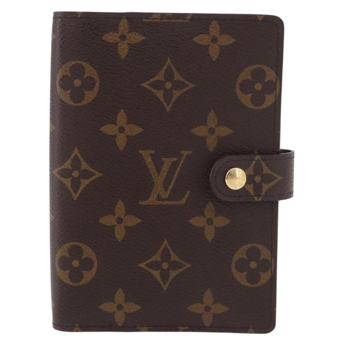 LOUIS VUITTON Monogram Agenda PM Day Planner Cover R20005 LV Auth am11850V