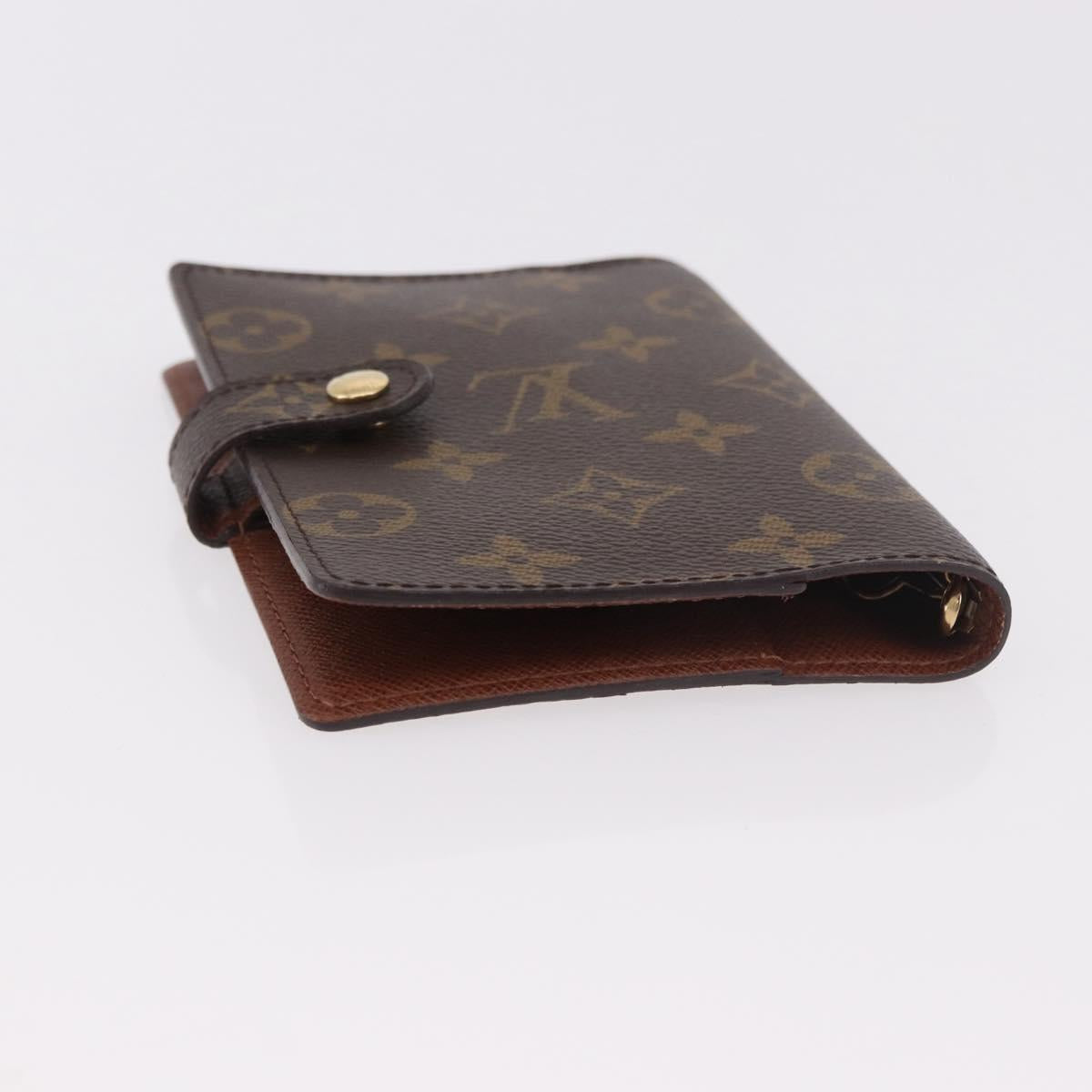 LOUIS VUITTON Monogram Agenda PM Day Planner Cover R20005 LV Auth am11850V