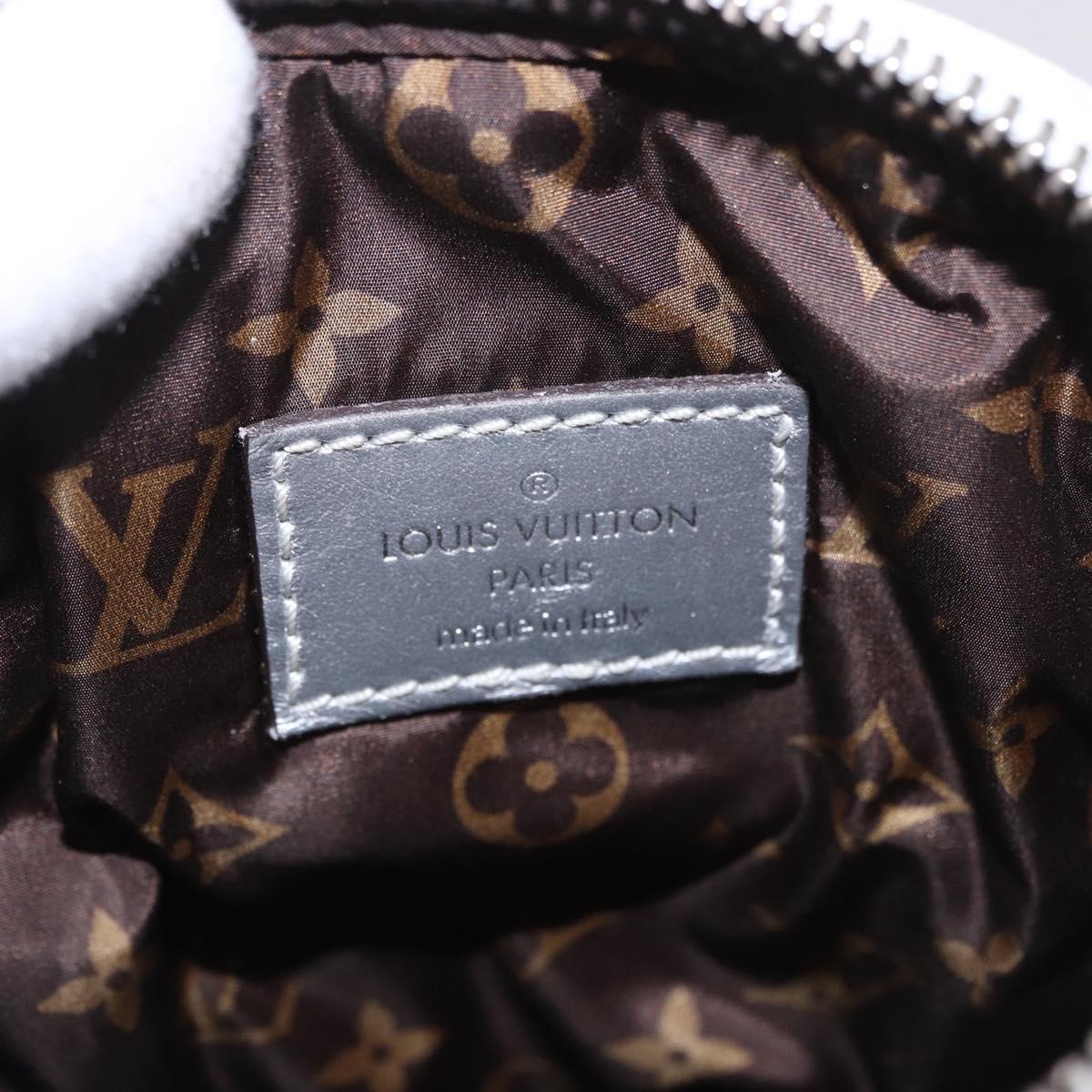 LOUIS VUITTON Monogram Pillow Phone Pouch Bag Silver M81716 LV Auth am11853SAM