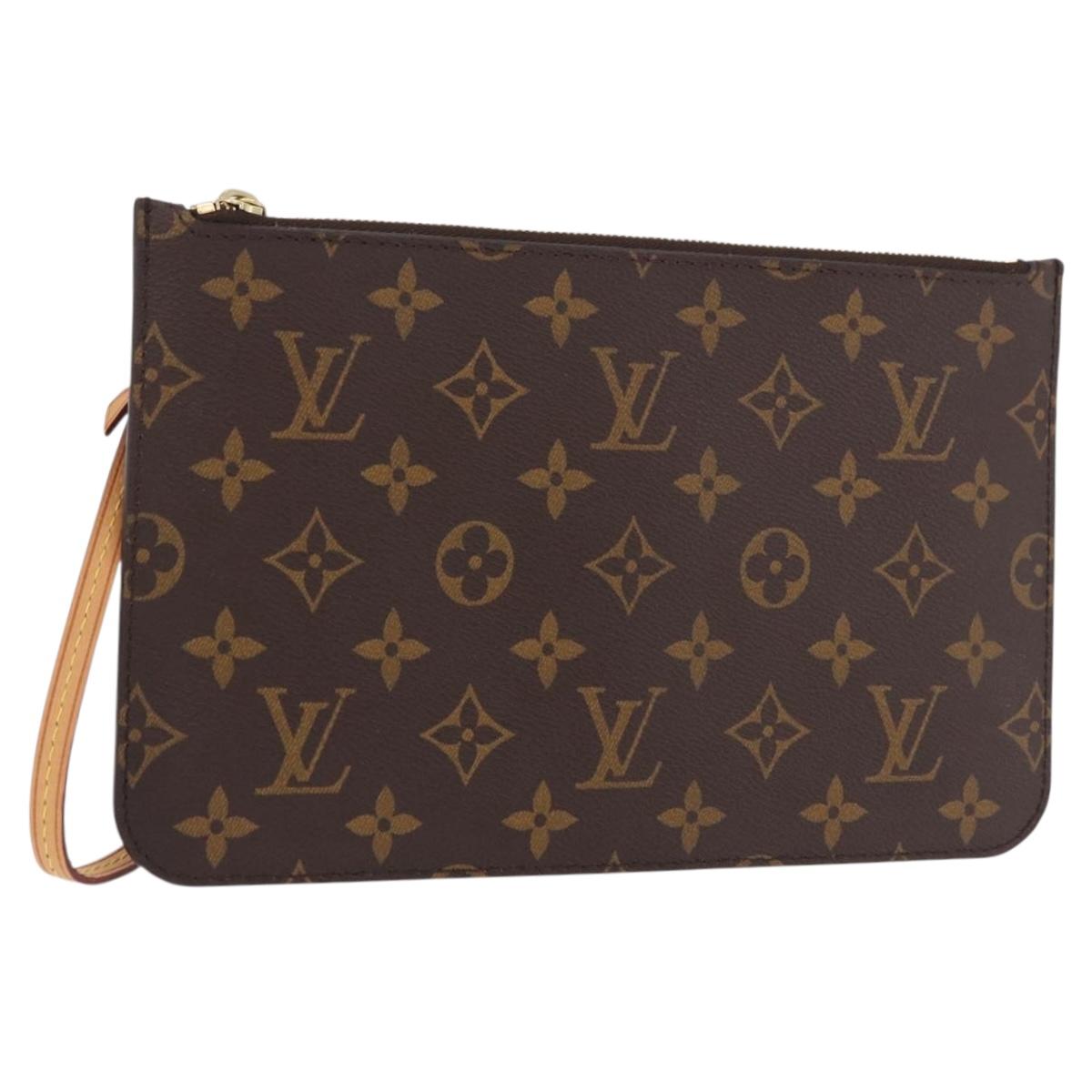 LOUIS VUITTON Monogram Neverfull MM Pouch Accessory Pouch LV Auth am11860V