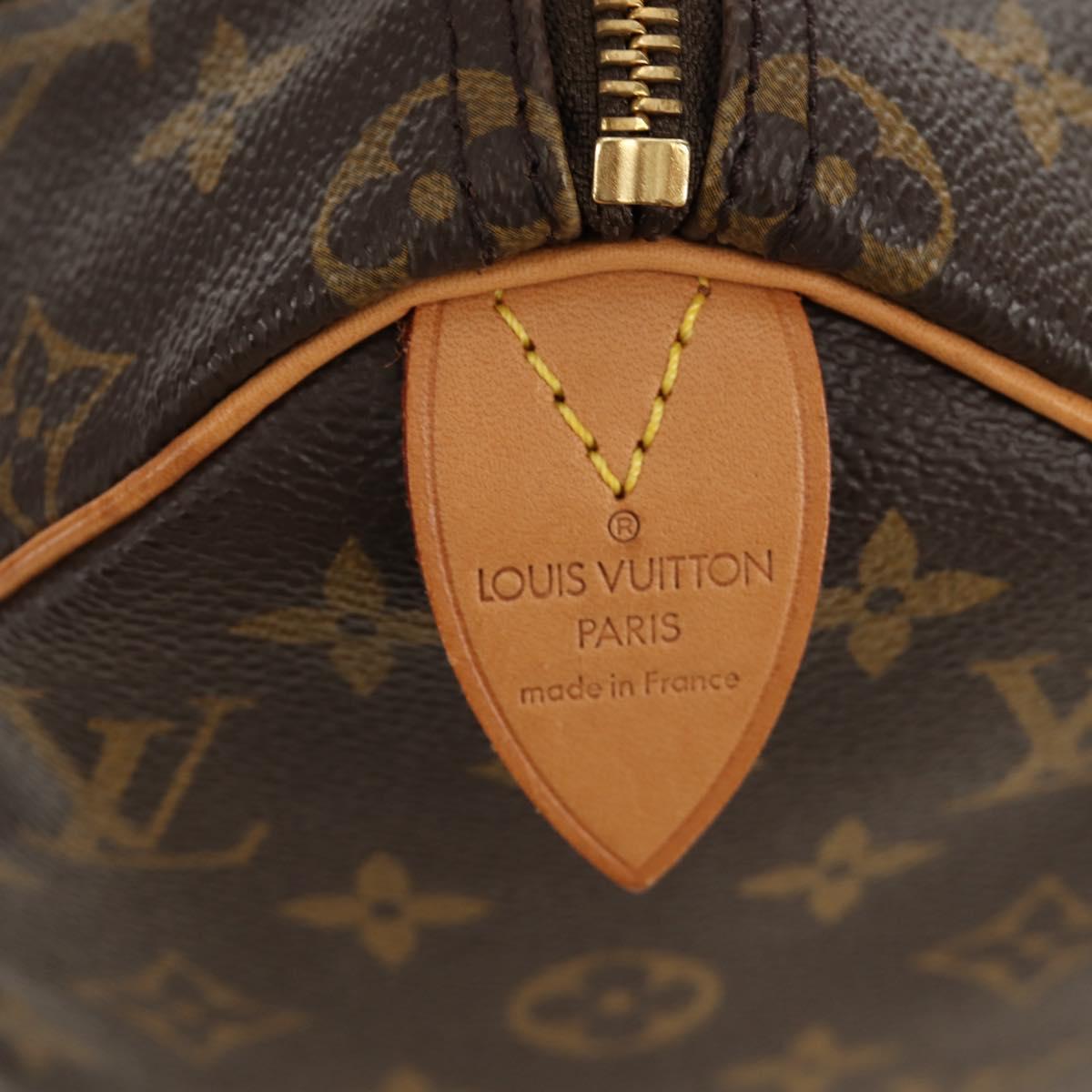 LOUIS VUITTON Monogram Speedy 25 Hand Bag M41528 LV Auth am11878SV