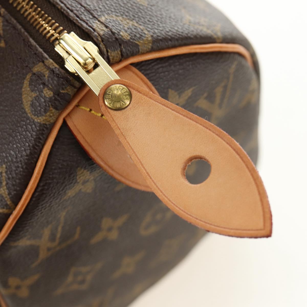 LOUIS VUITTON Monogram Speedy 25 Hand Bag M41528 LV Auth am11878SV
