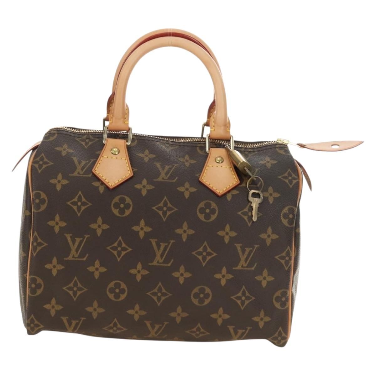 LOUIS VUITTON Monogram Speedy 25 Hand Bag M41528 LV Auth am11878SV