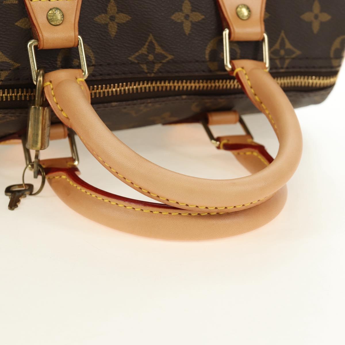 LOUIS VUITTON Monogram Speedy 25 Hand Bag M41528 LV Auth am11878SV