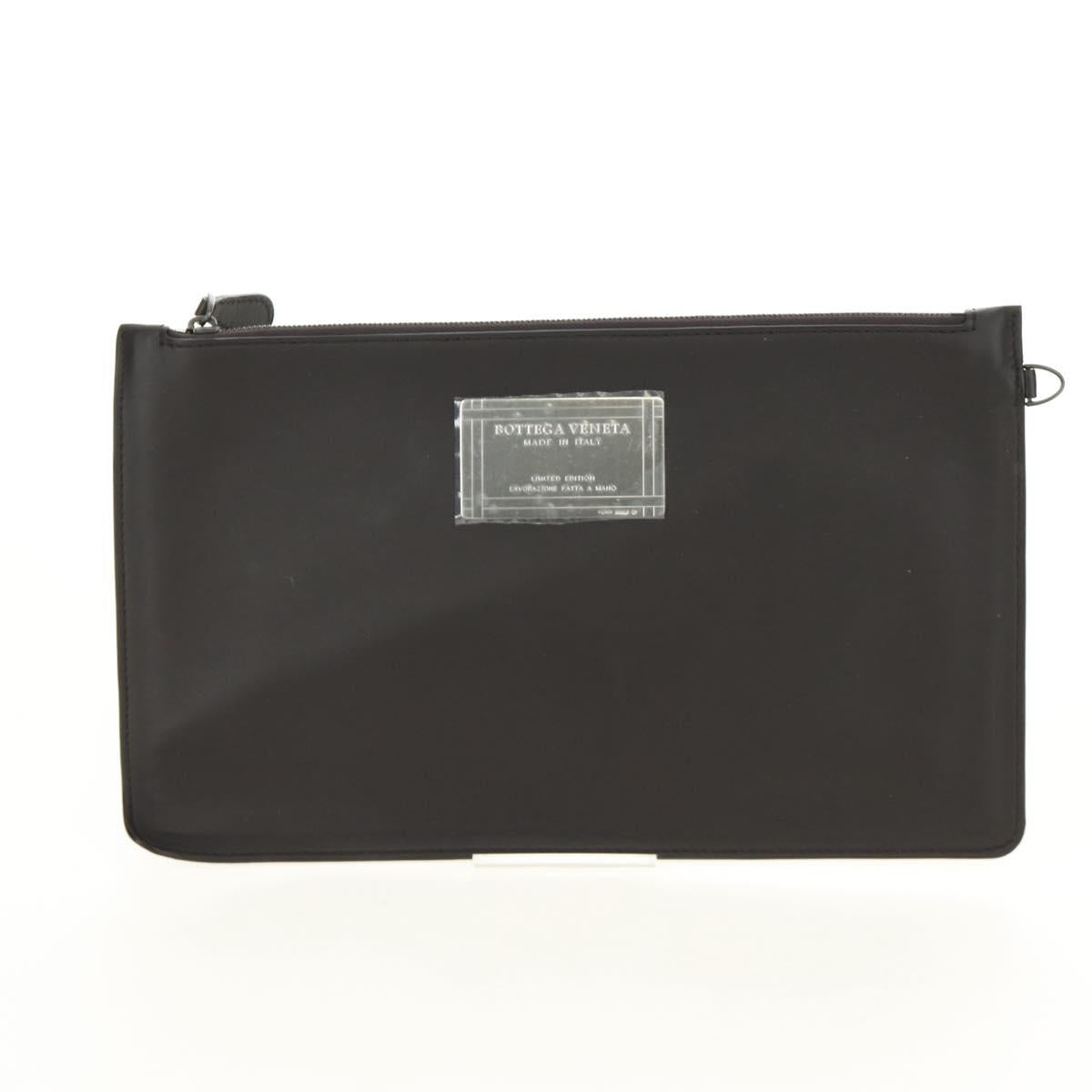 BOTTEGA VENETA INTRECCIATO Cabas PM Hand Bag Leather Dark Brown Auth am11893SM