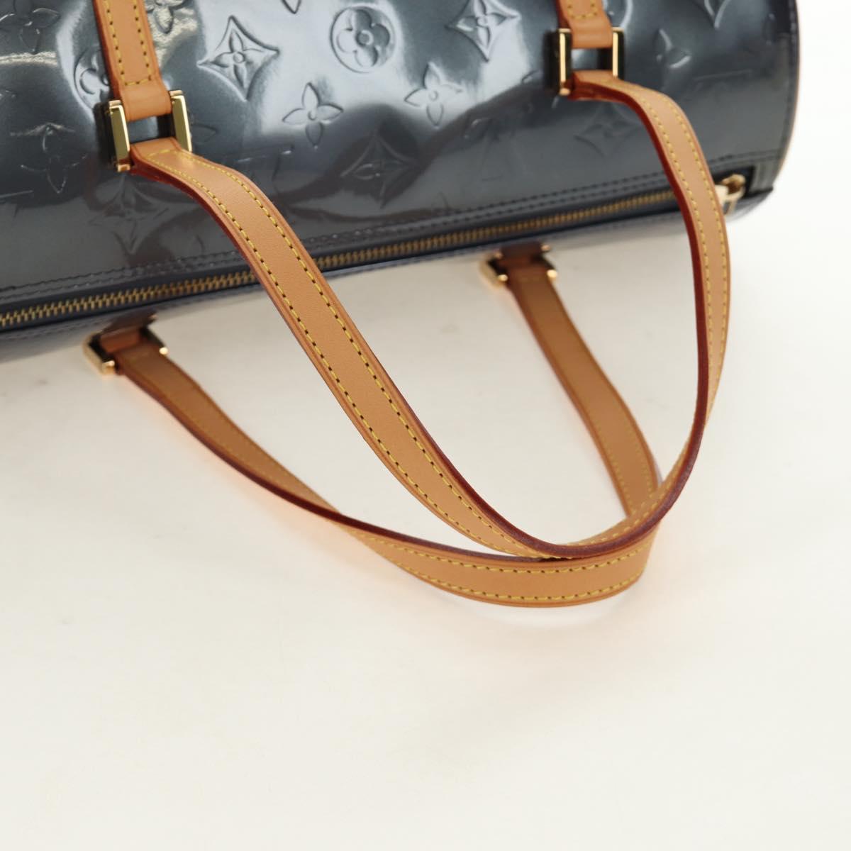 LOUIS VUITTON Monogram Vernis Bedford Hand Bag Indigo M91330 LV Auth am11900V