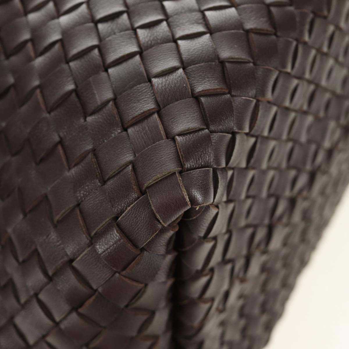 BOTTEGA VENETA INTRECCIATO Cabas PM Hand Bag Leather Brown 141498 Auth am11902SM