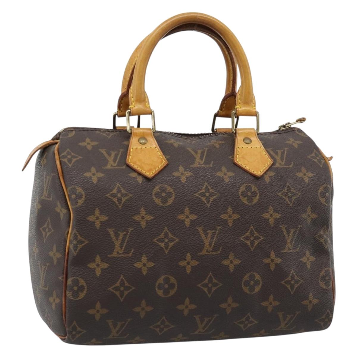 LOUIS VUITTON Monogram Speedy 25 Hand Bag M41528 LV Auth am11911A