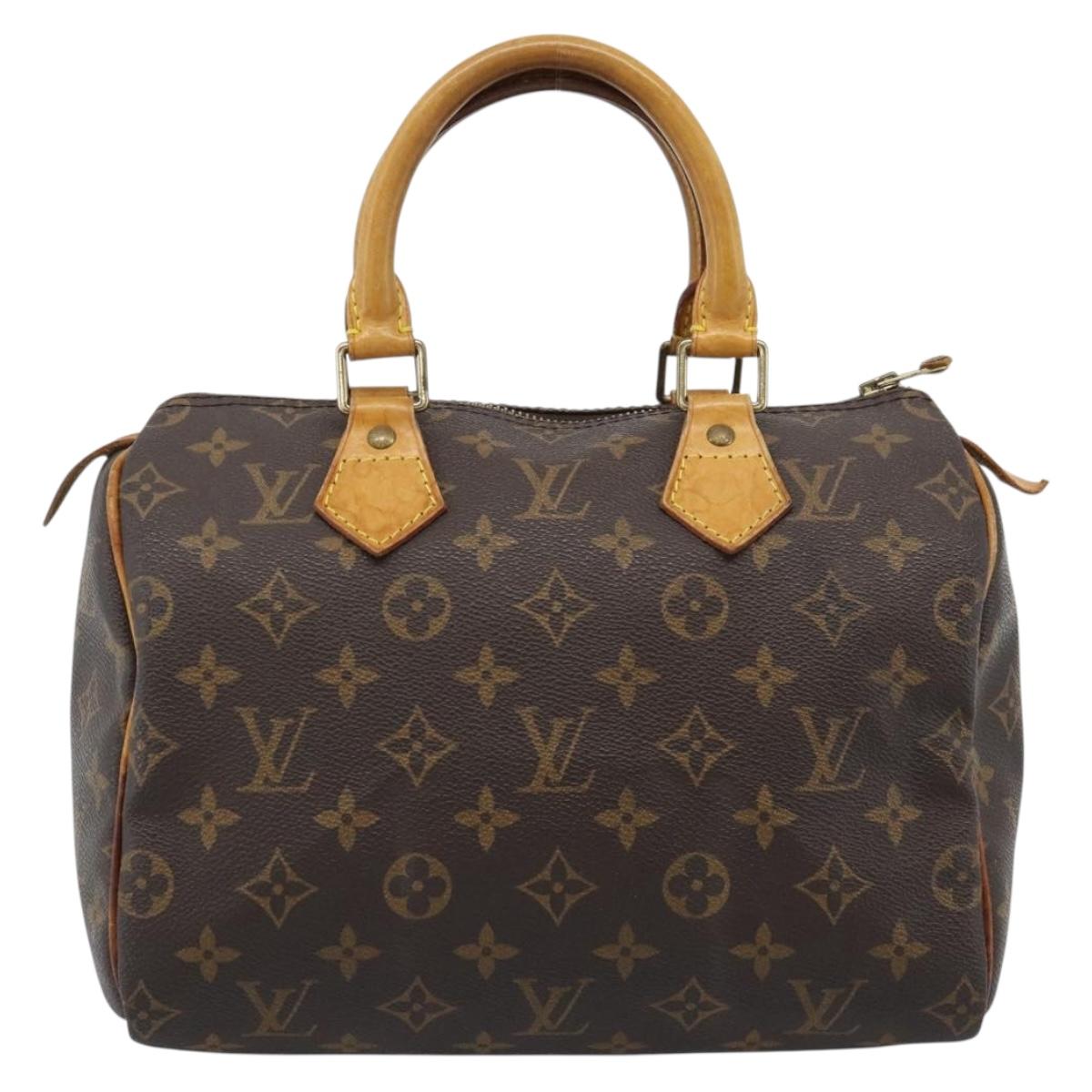 LOUIS VUITTON Monogram Speedy 25 Hand Bag M41528 LV Auth am11911A