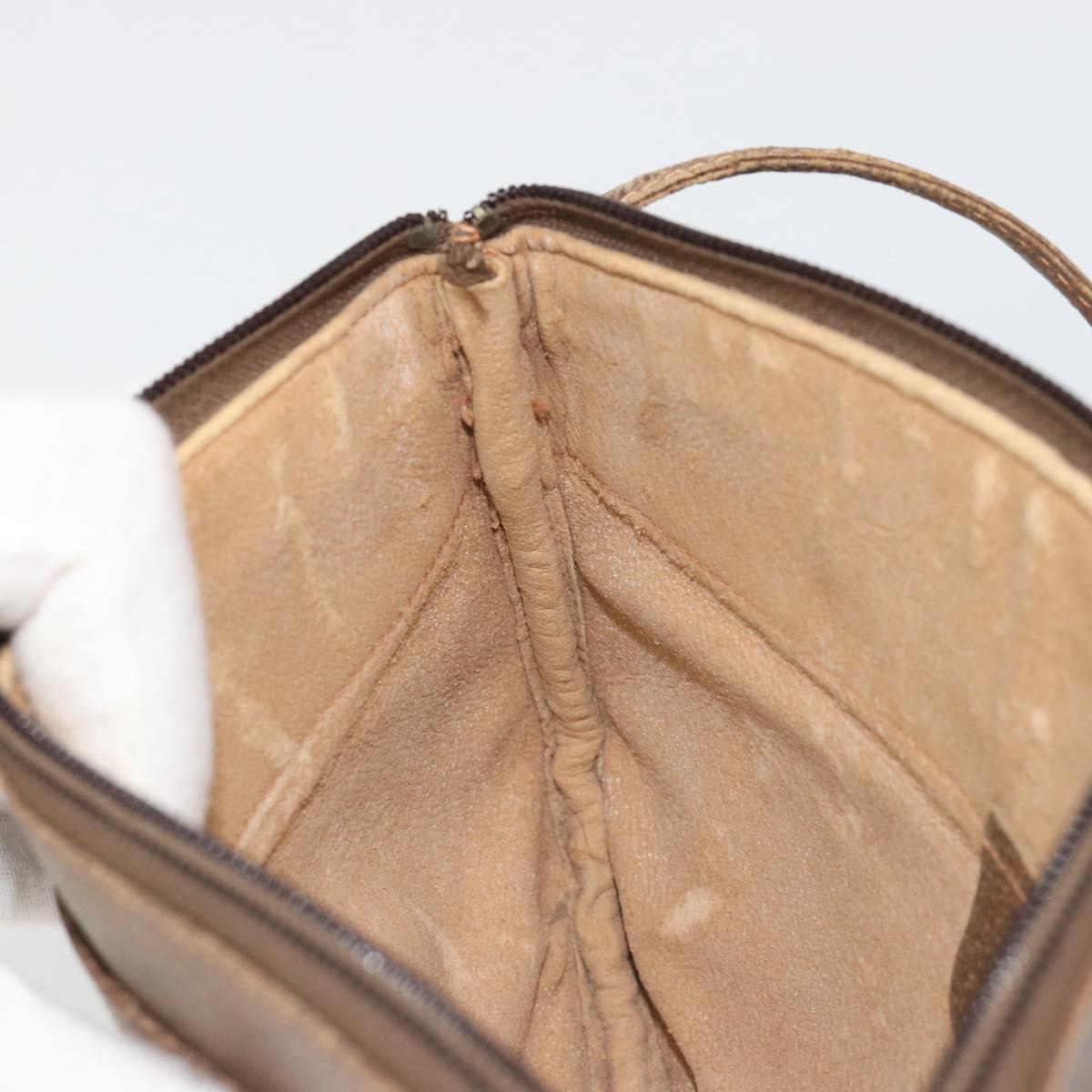 GUCCI GG Supreme Old Shoulder Bag PVC Beige Gold 378 02 020 Auth am11912