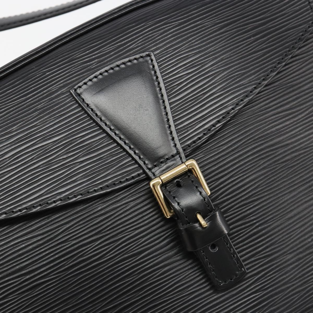 LOUIS VUITTON Epi Jeune Fille MM Shoulder Bag Black M52152 LV Auth am11913A