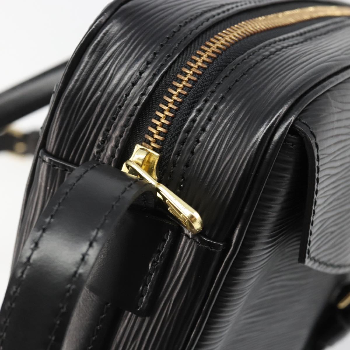 LOUIS VUITTON Epi Jeune Fille MM Shoulder Bag Black M52152 LV Auth am11913A