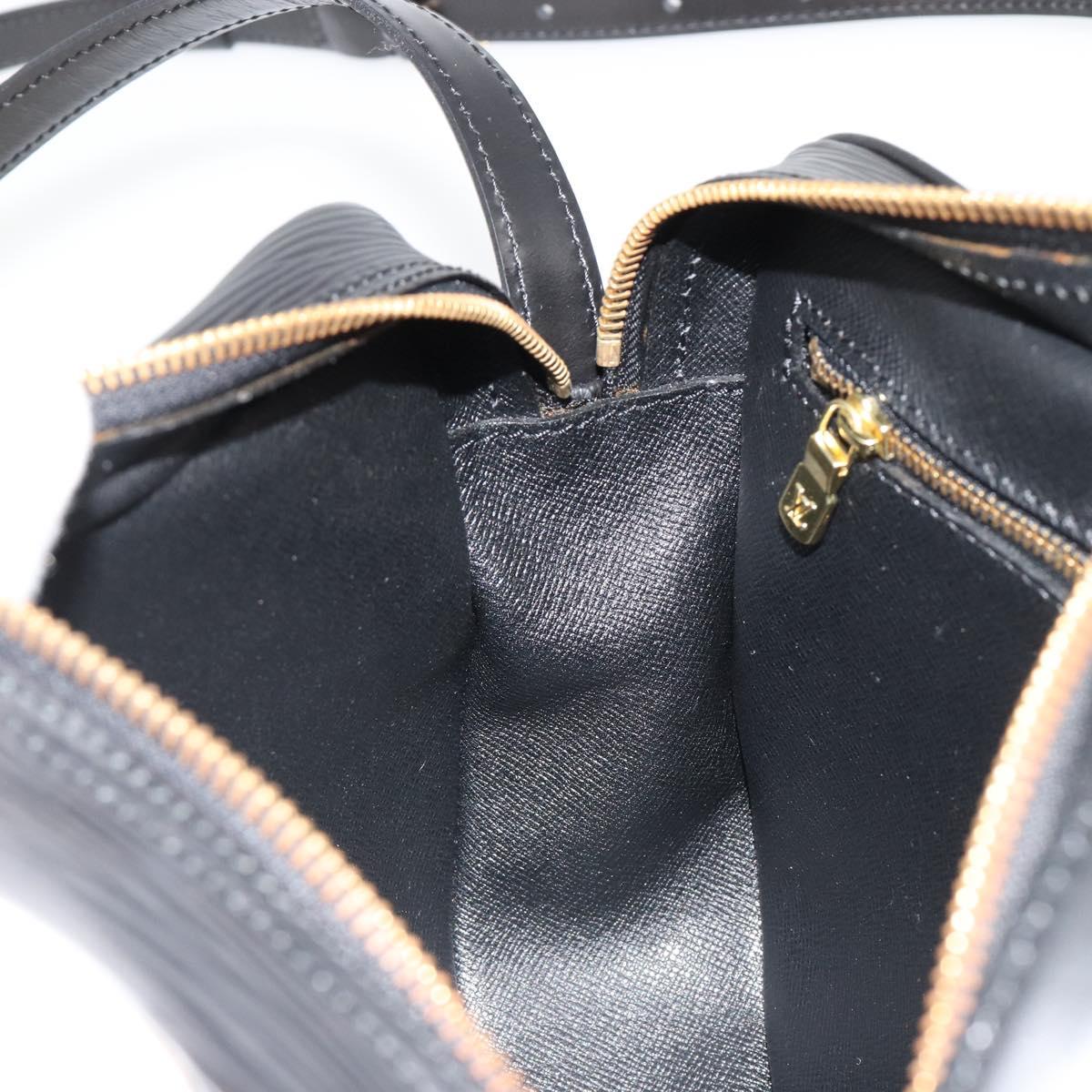 LOUIS VUITTON Epi Jeune Fille MM Shoulder Bag Black M52152 LV Auth am11913A