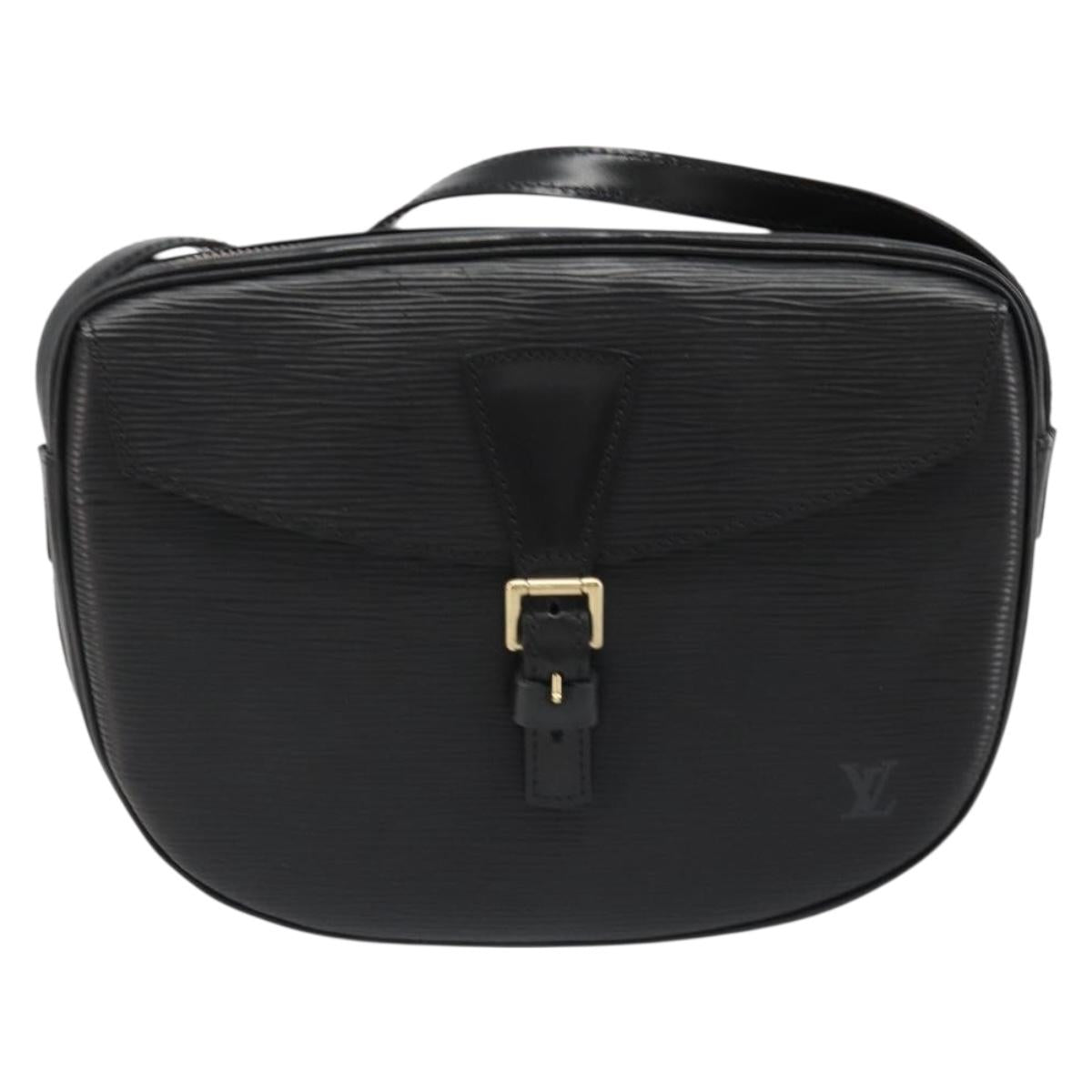 LOUIS VUITTON Epi Jeune Fille MM Shoulder Bag Black M52152 LV Auth am11913A