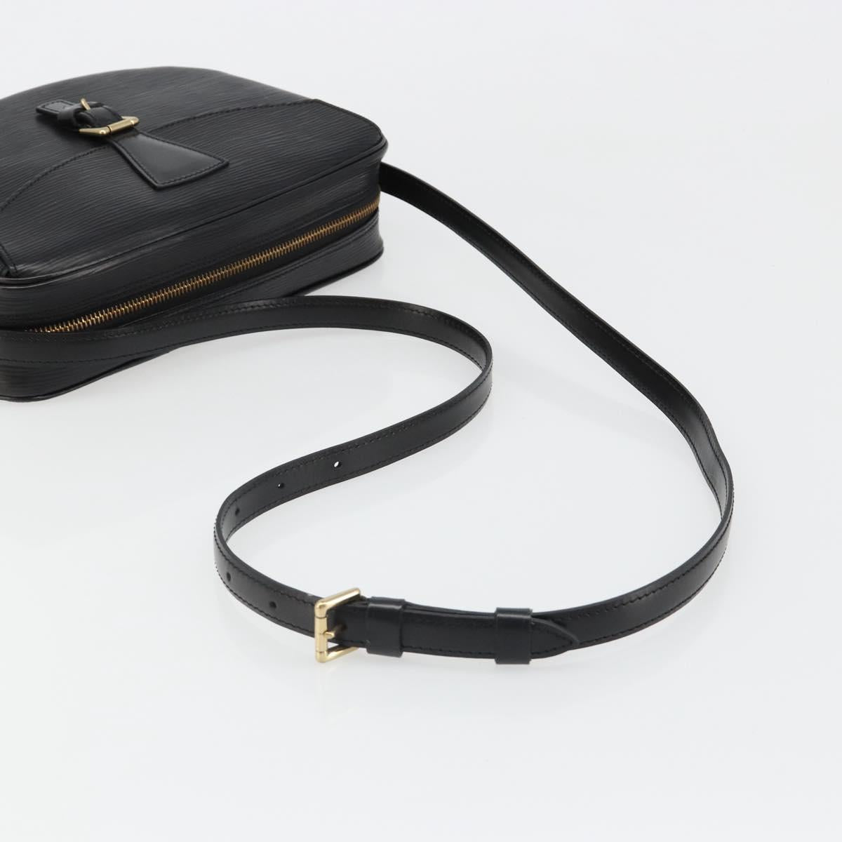 LOUIS VUITTON Epi Jeune Fille MM Shoulder Bag Black M52152 LV Auth am11913A