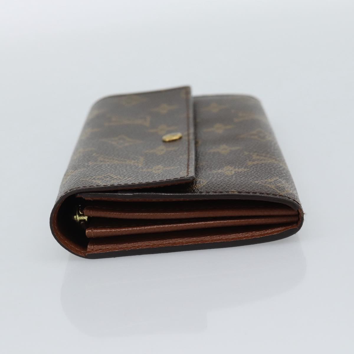 LOUIS VUITTON Monogram Portefeuille Sarah Long Wallet M61734 LV Auth am11915V