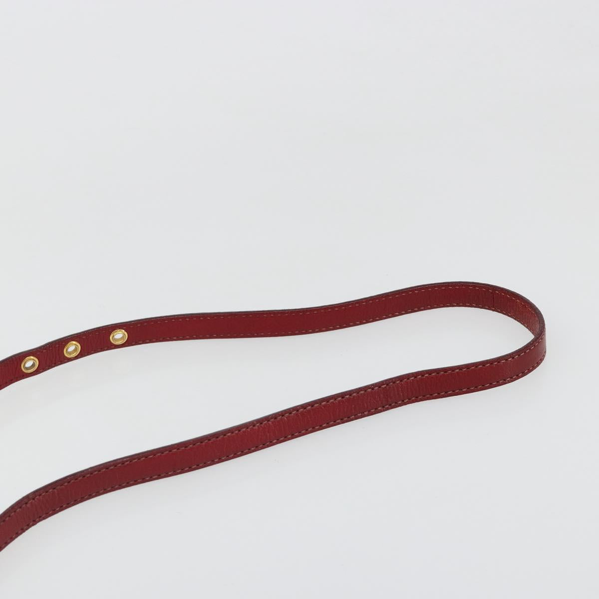 Miu Miu Ready Lock Hand Bag Leather 2way Orange Red Gold Auth am11916A