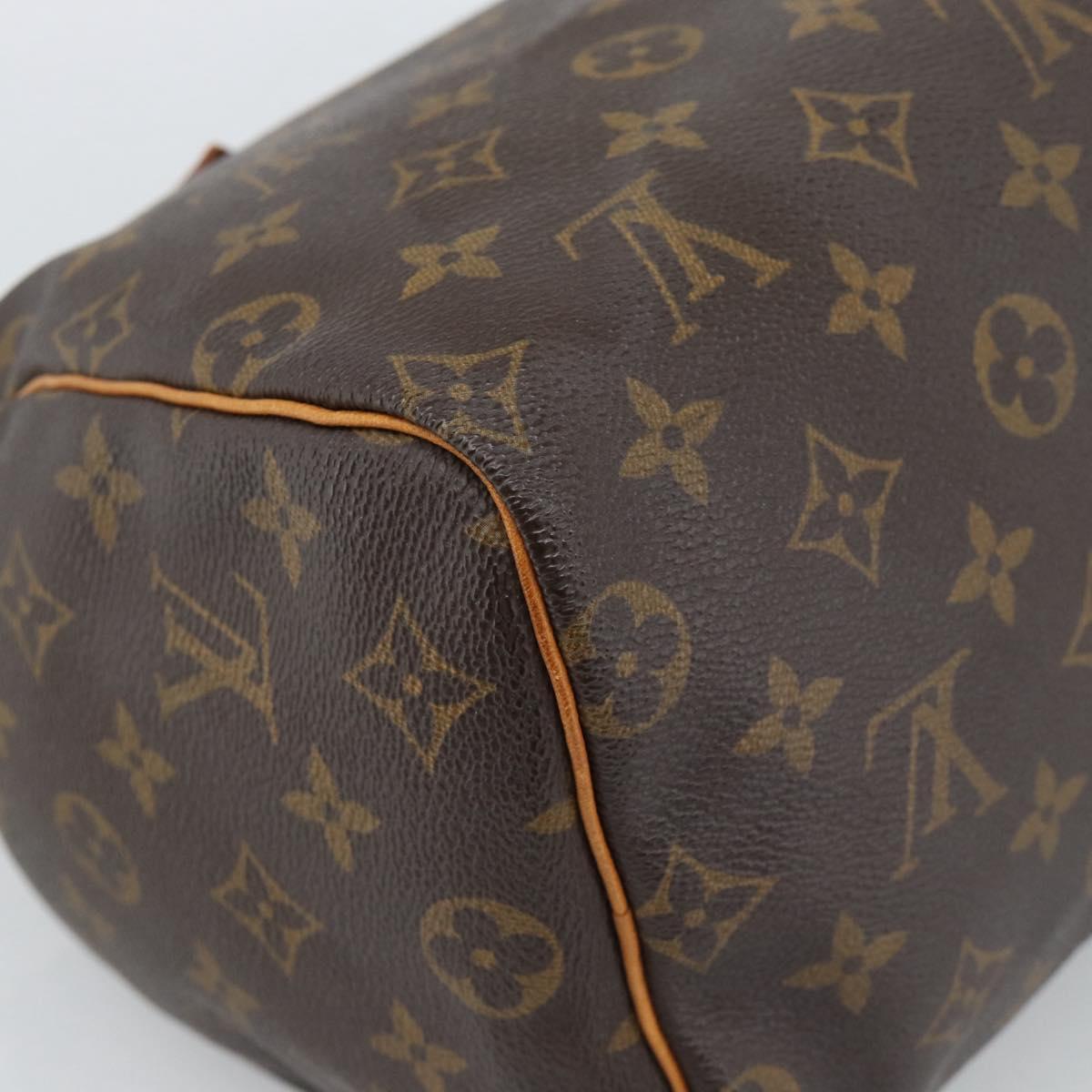 LOUIS VUITTON Monogram Speedy 25 Hand Bag M41528 LV Auth am11935A