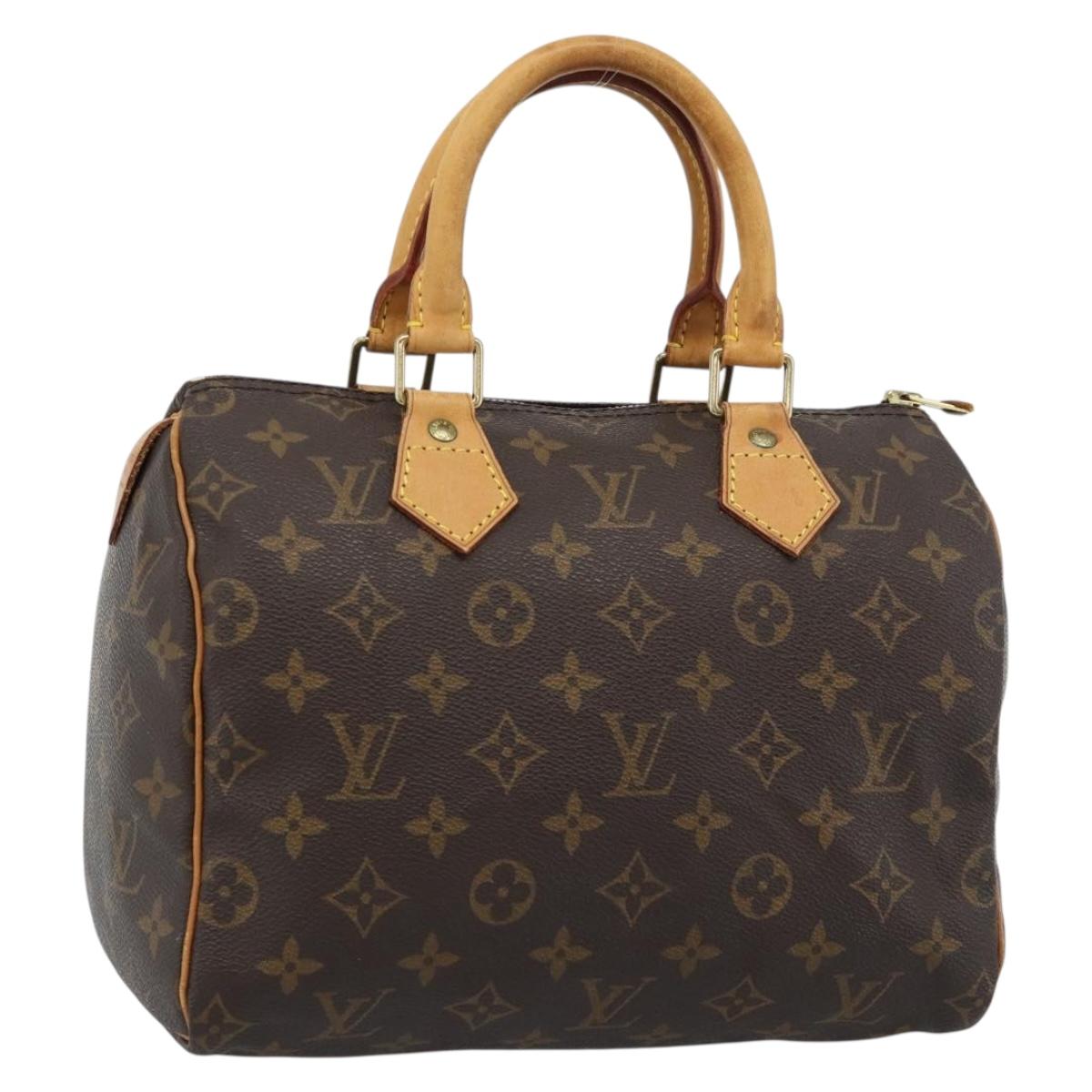 LOUIS VUITTON Monogram Speedy 25 Hand Bag M41528 LV Auth am11935A