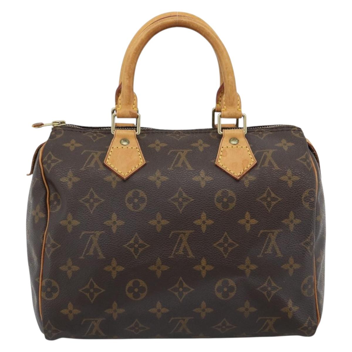 LOUIS VUITTON Monogram Speedy 25 Hand Bag M41528 LV Auth am11935A