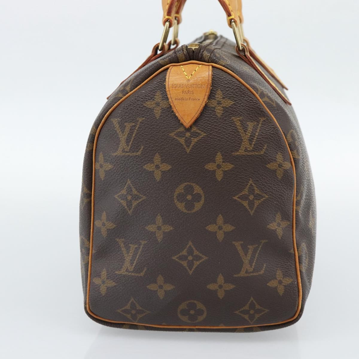 LOUIS VUITTON Monogram Speedy 25 Hand Bag M41528 LV Auth am11935A