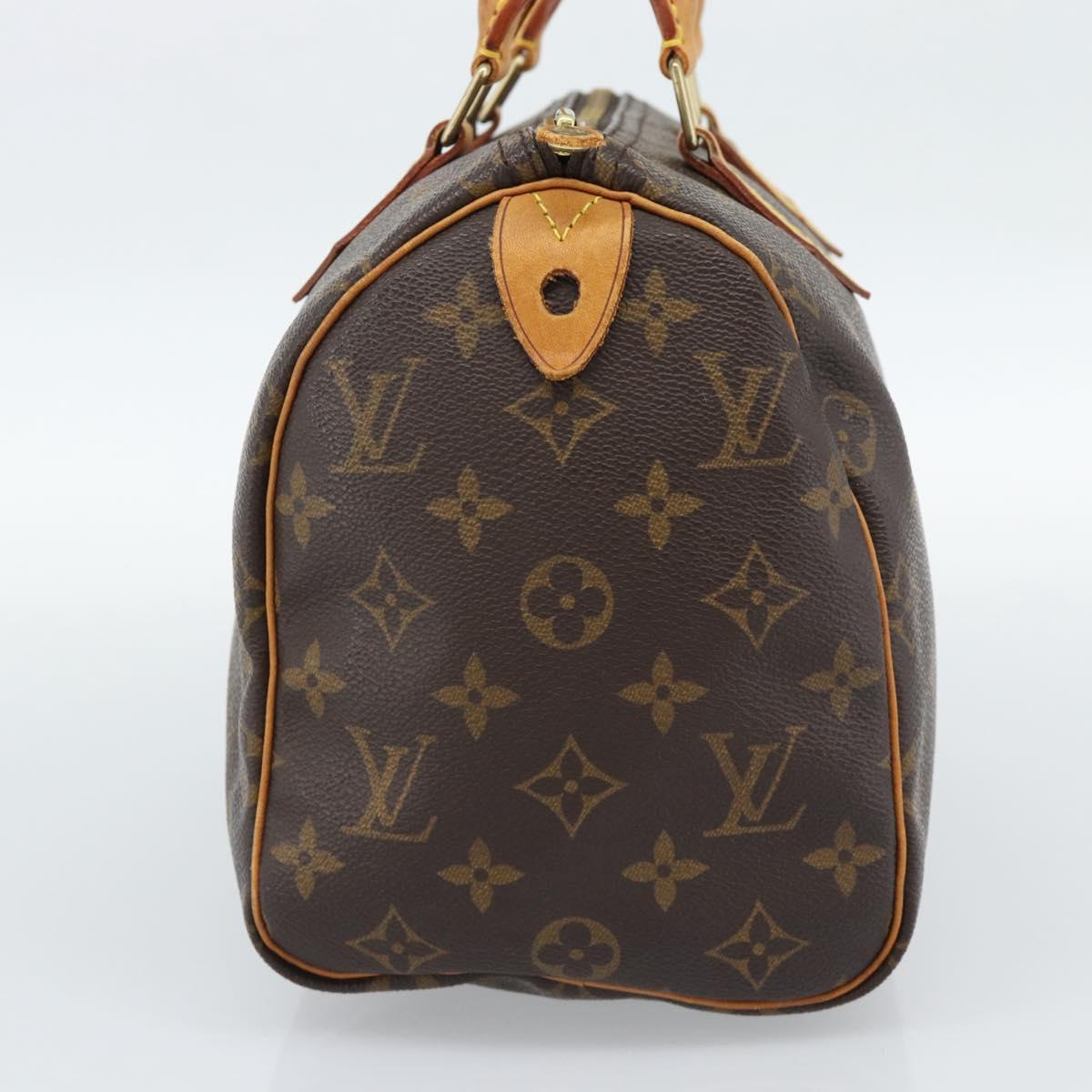 LOUIS VUITTON Monogram Speedy 25 Hand Bag M41528 LV Auth am11935A