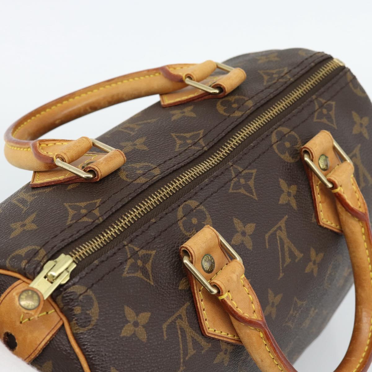 LOUIS VUITTON Monogram Speedy 25 Hand Bag M41528 LV Auth am11935A