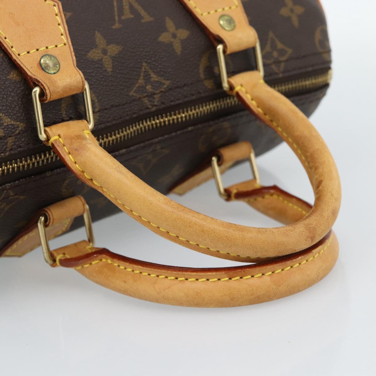 LOUIS VUITTON Monogram Speedy 25 Hand Bag M41528 LV Auth am11935A