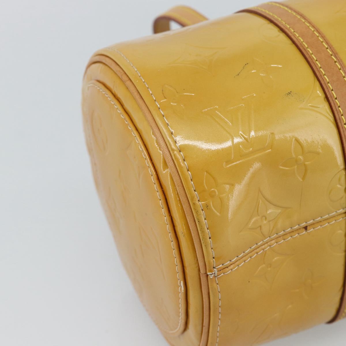 LOUIS VUITTON Monogram Vernis Bedford Hand Bag Beige M91006 LV Auth am11944A