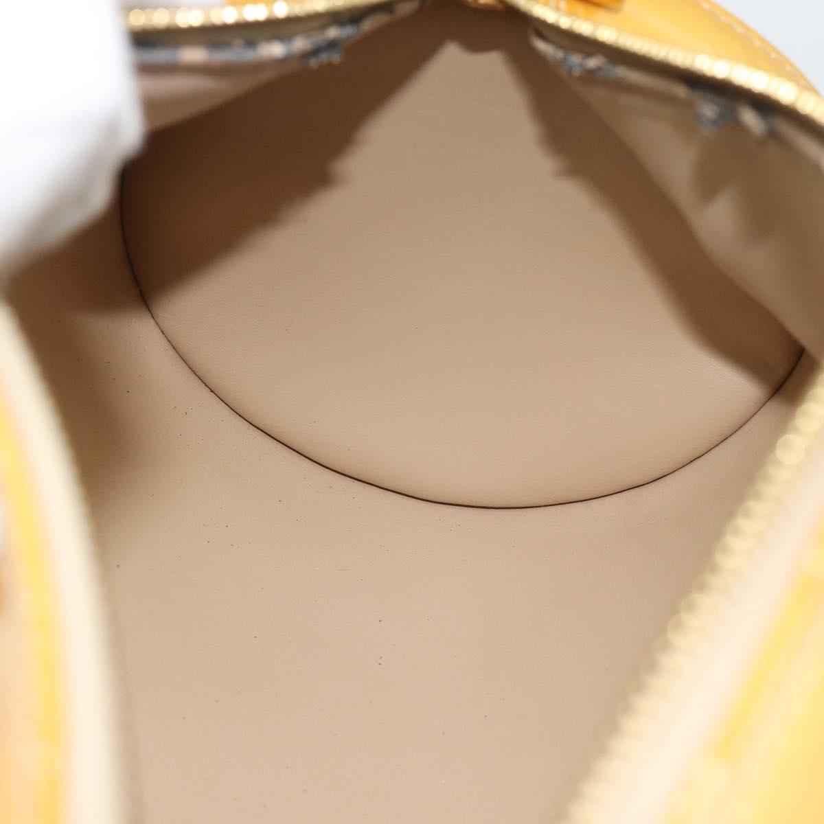LOUIS VUITTON Monogram Vernis Bedford Hand Bag Beige M91006 LV Auth am11944A