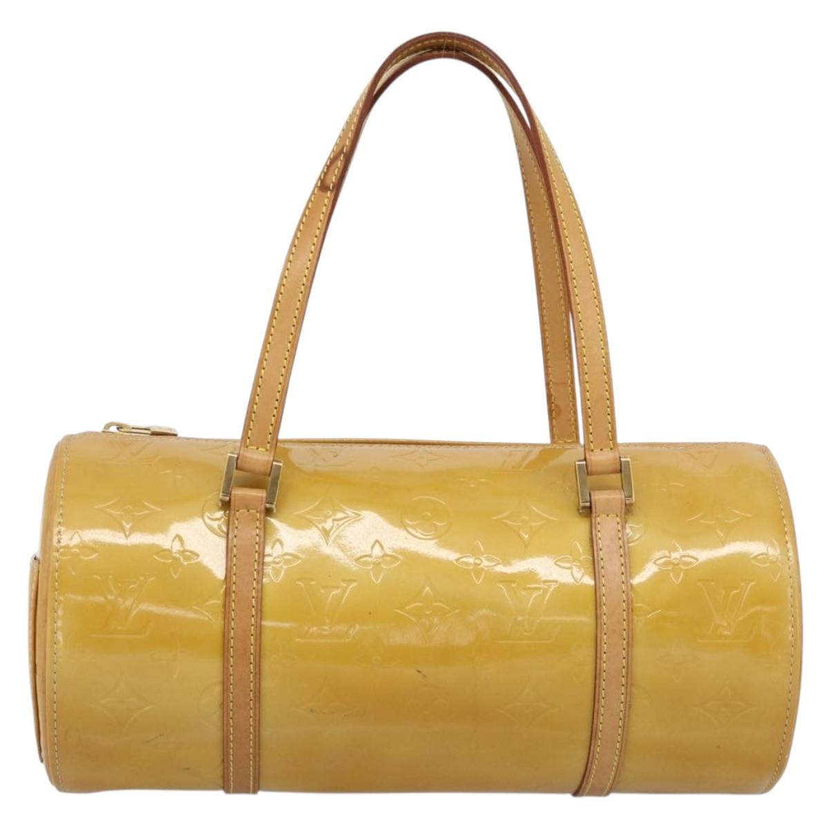 LOUIS VUITTON Monogram Vernis Bedford Hand Bag Beige M91006 LV Auth am11944A