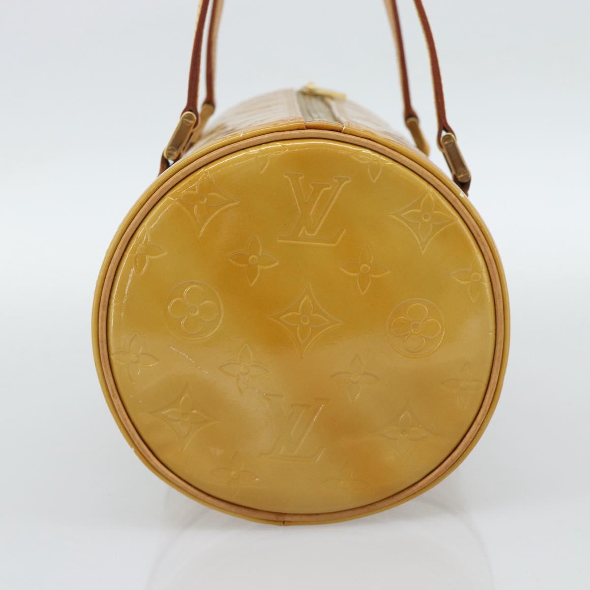 LOUIS VUITTON Monogram Vernis Bedford Hand Bag Beige M91006 LV Auth am11944A