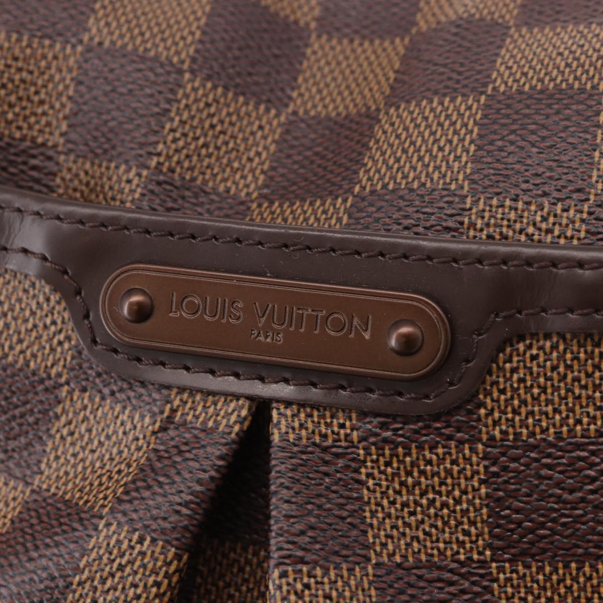 LOUIS VUITTON Damier Ebene Bloomsbury PM Shoulder Bag N42251 LV Auth am11954V