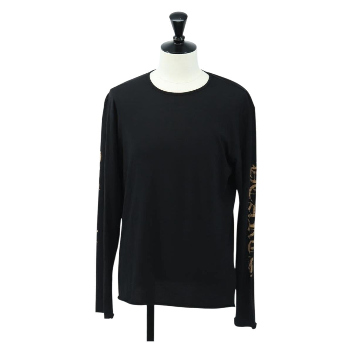 Chrome Hearts Long sleeve Cut Cotton S Black Auth am11959M