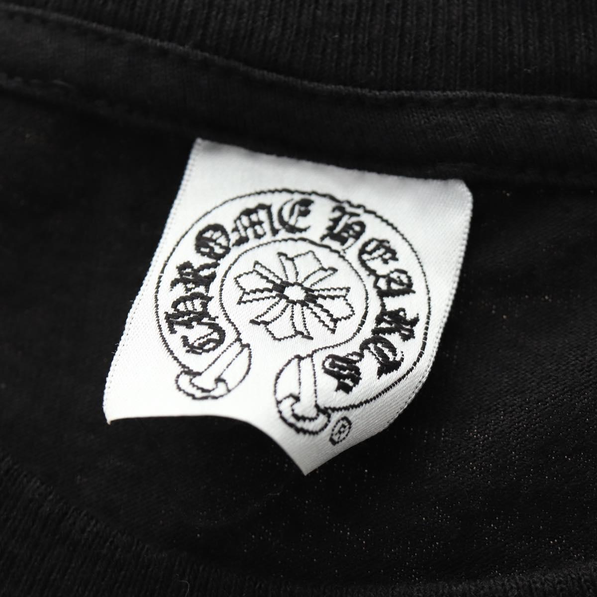 Chrome Hearts Short-sleeved T-shirt cotton L Black Auth am11960M