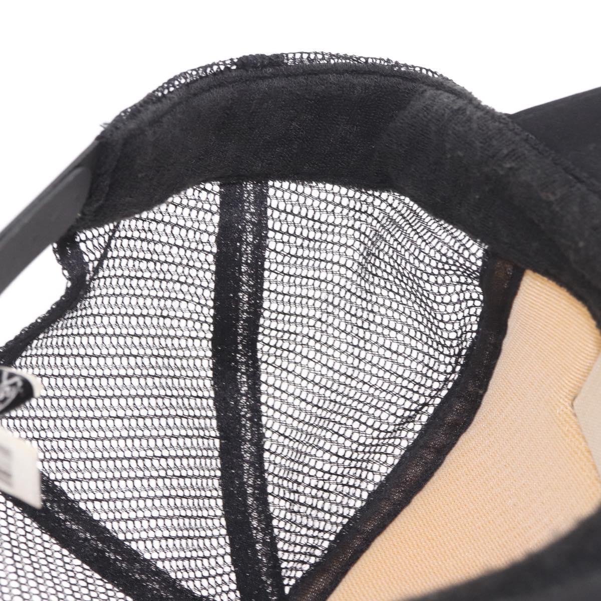 Chrome Hearts Tracker Cap Cotton Black White Gold Auth am11970V