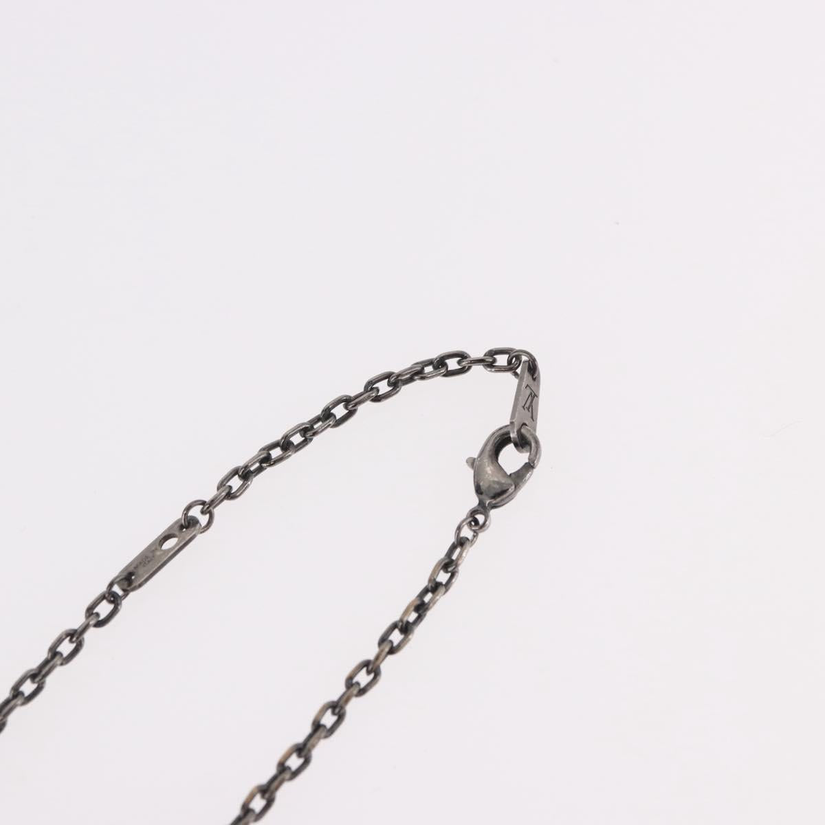 LOUIS VUITTON Necklace metal Silver M00317 LV Auth am11978A