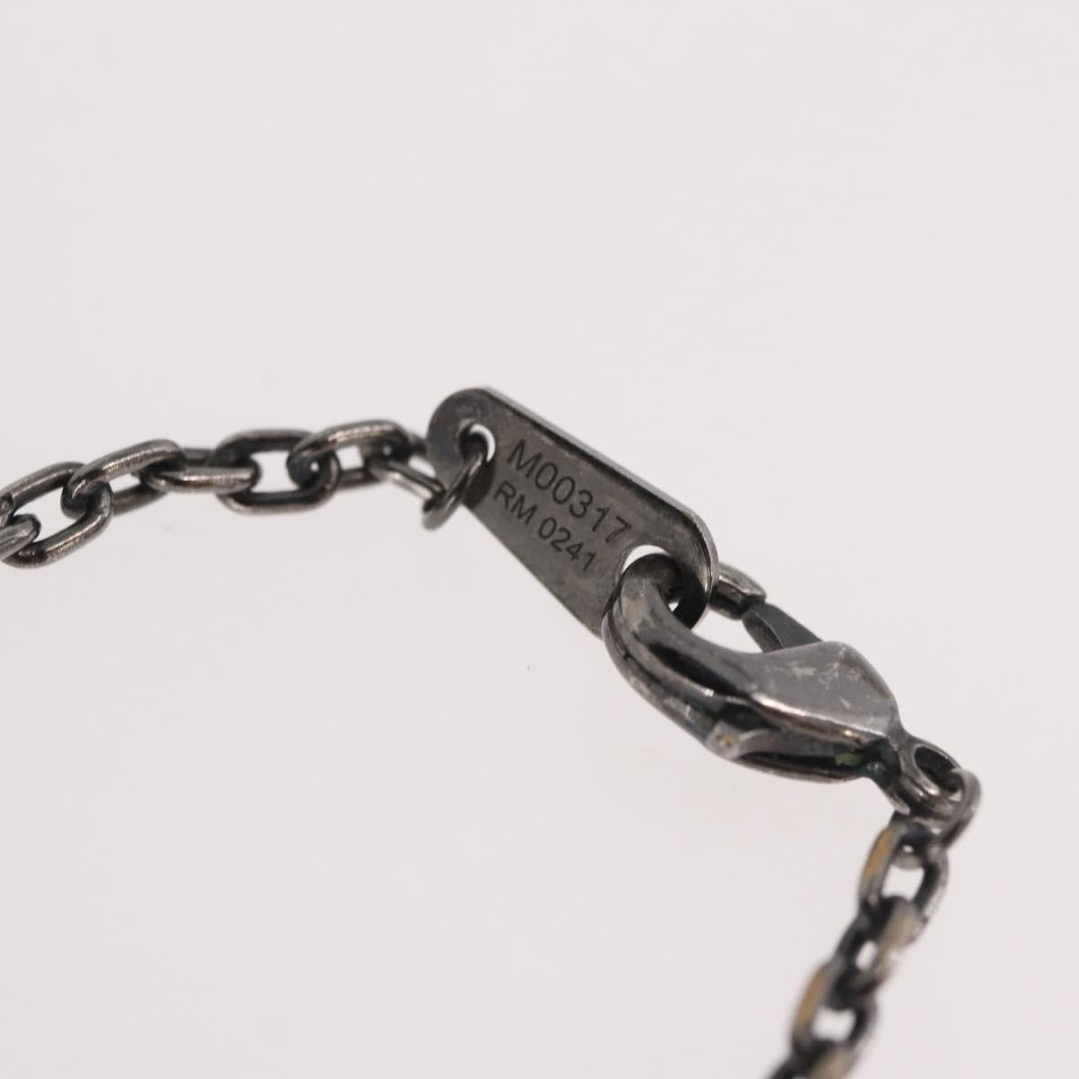 LOUIS VUITTON Necklace metal Silver M00317 LV Auth am11978A