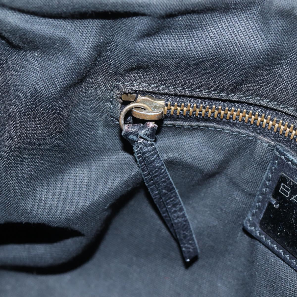 BALENCIAGA The First Hand Bag Leather Black Gold 103208 Auth am11987SAV
