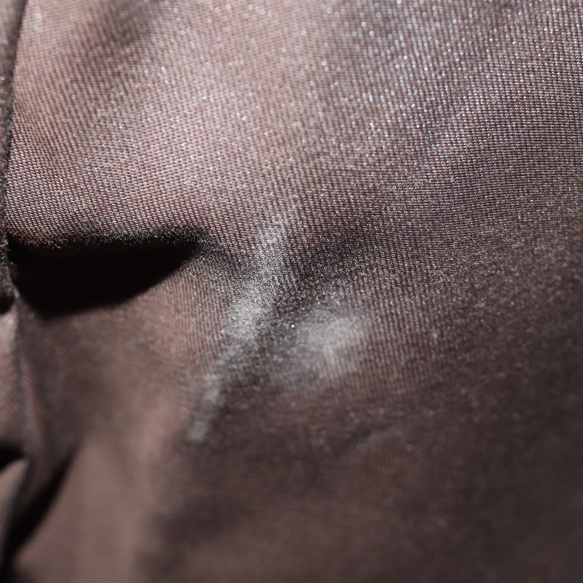 GUCCI GG Canvas Web Sherry Line Shoulder Bag Beige Silver 23302 Auth am11988V