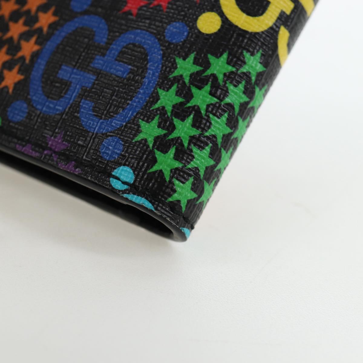 GUCCI GG Psychedelic Wallet PVC Multicolor 601089 Auth am11997M