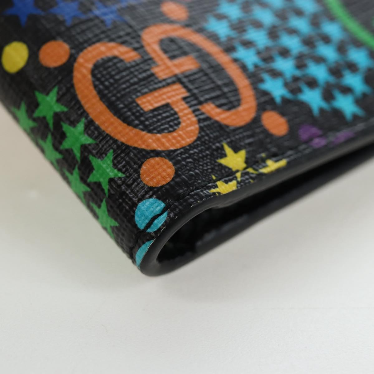 GUCCI GG Psychedelic Wallet PVC Multicolor 601089 Auth am11997M