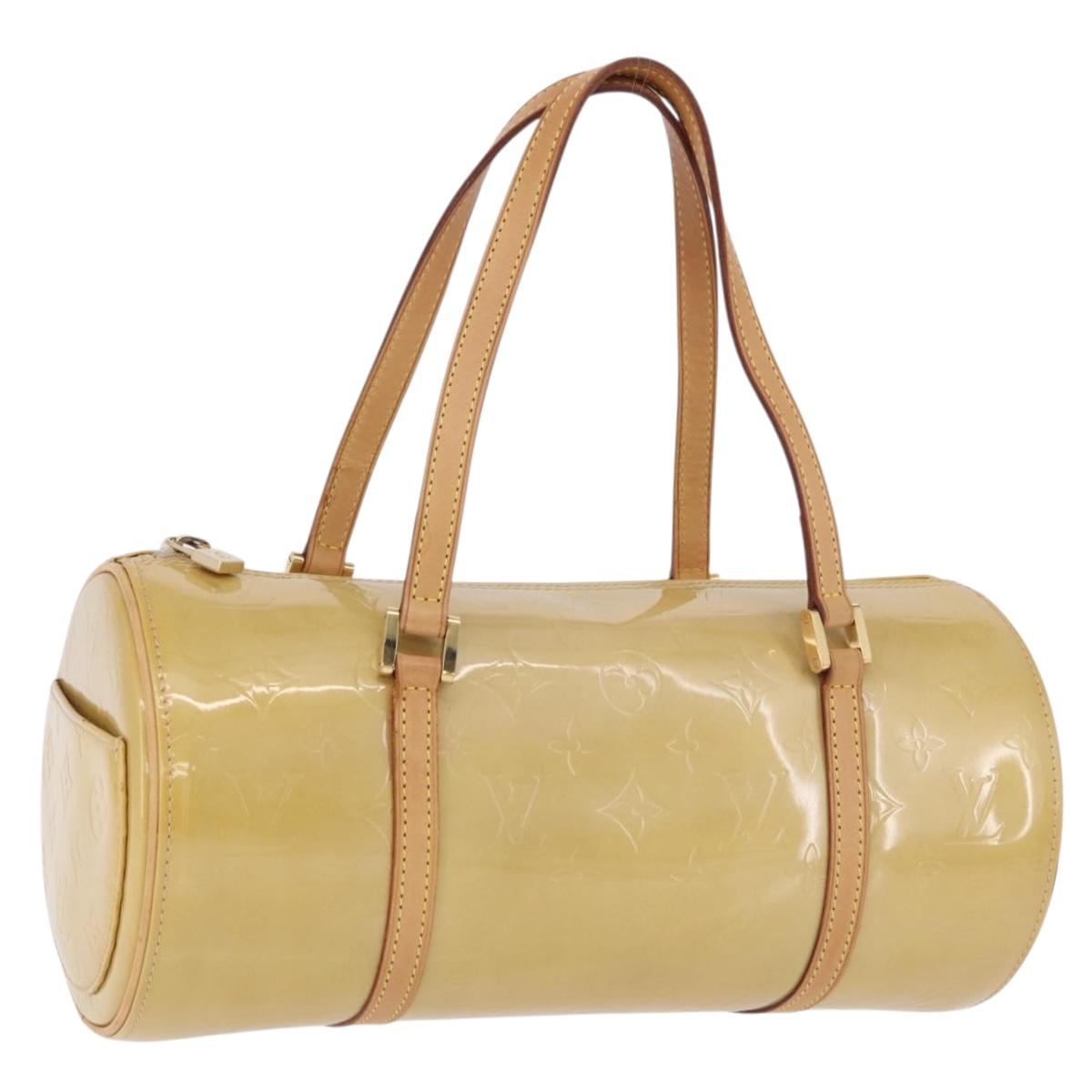 LOUIS VUITTON Monogram Vernis Bedford Hand Bag Beige M91006 LV Auth am12001V