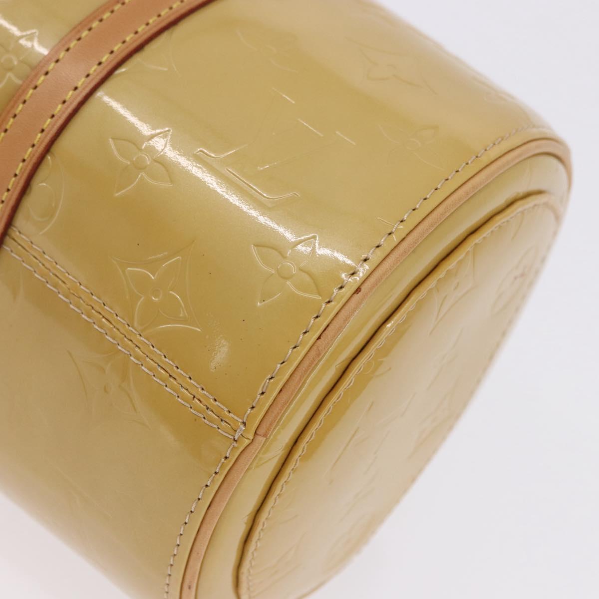 LOUIS VUITTON Monogram Vernis Bedford Hand Bag Beige M91006 LV Auth am12001V