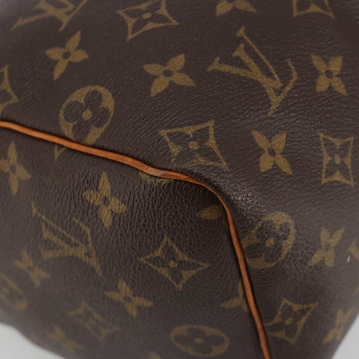 LOUIS VUITTON Monogram Speedy 25 Hand Bag M41528 LV Auth am12008A